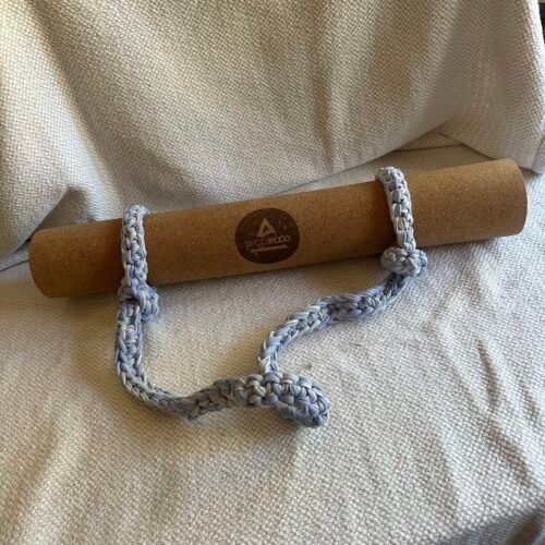 Yoga Strap in Baby-Blau & Hellblau